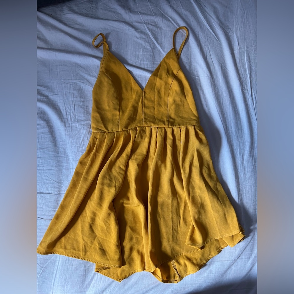 Glamorous Mustard Yellow Dress